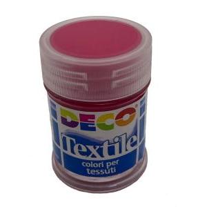 3pz colore per tessuto stoffa 35ml rosa