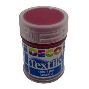 3pz colore per tessuto stoffa 35ml magenta