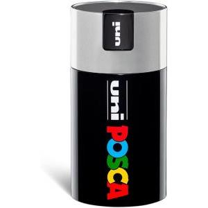 Uni posca gift box argento 18pz marcatori pennarelli colori assortiti