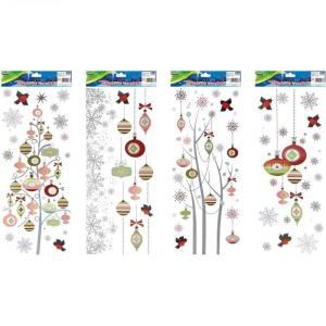 Vetrofania natale foglio da 22,5x55cm  cod. 81344