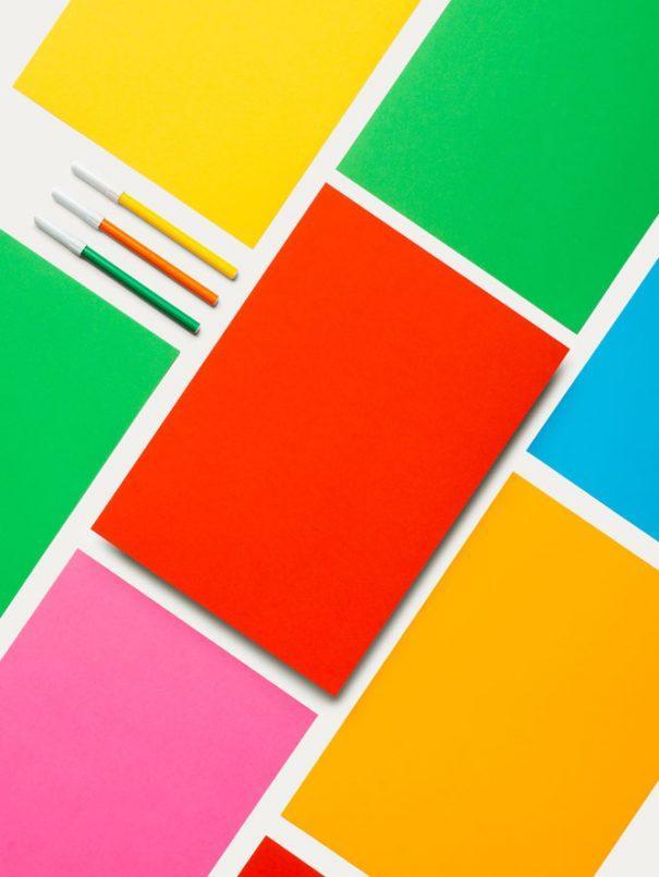 Favini Rismaluce Small A4 200gr 50fg 5 Colori Forti Assortiti