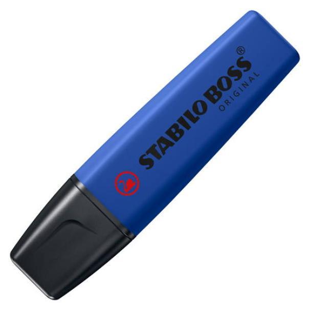stabilo stabilo boss original 10pz evidenziatore nature wildflower blu elettrico - foto 1
