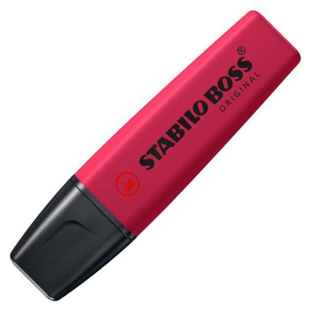 stabilo stabilo boss original 10pz evidenziatore nature wildflower borgogna - foto 1
