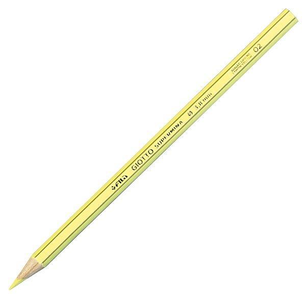 giotto giotto supermina 12 pz. pastelli colore giallo limone n. 02 - foto 2