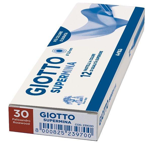 giotto giotto supermina 12 pz. pastelli colore palissandro n. 30 - foto 1
