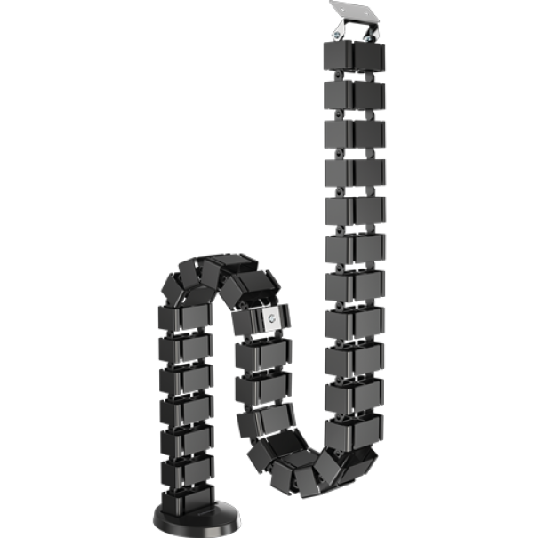 fellowes fellowes cable spine raccogli cavi nero 128,80x12,90x10,70cm - foto 1