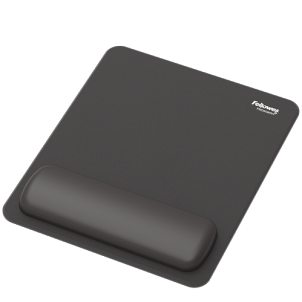 fellowes fellowes breyta mousepad con poggiapolsi nero tappetino mouse - foto 1