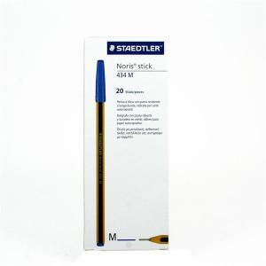 Noris stick 434 penna a sfera blu confezione da 20 pz