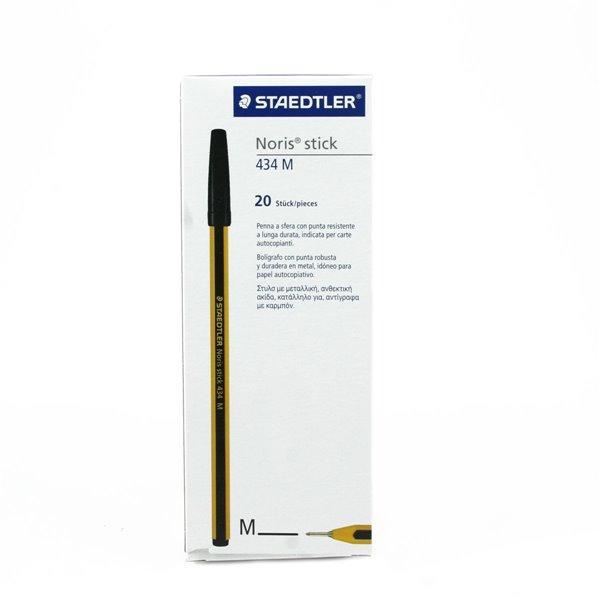 Staedtler Noris Stick 434 penna a sfera Nero confezione da 20 pz