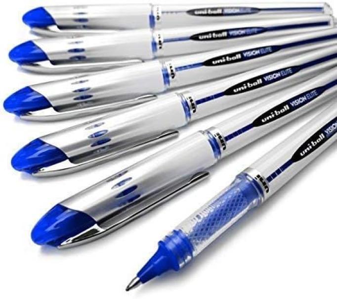 osama uni-ball vision elite ub-200 roller 0.8mm blu confezione da 12 pz - foto 1