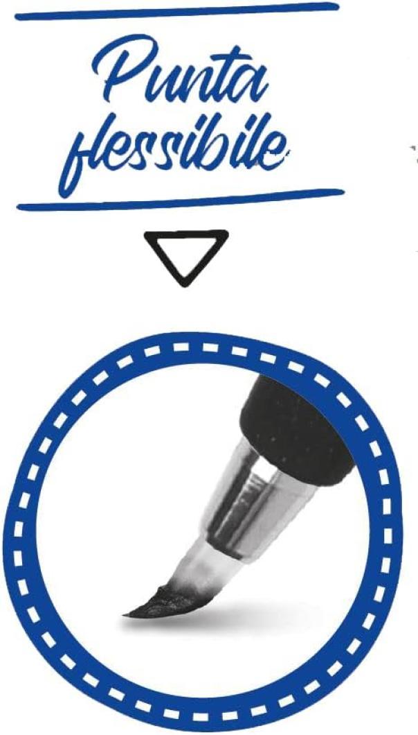 Pennarello brush rosso Pentel brush sign pen ideale per scrittura artistica e creative design