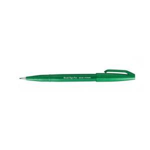 Pennarello brush sign pen verde conf. 10 pz
