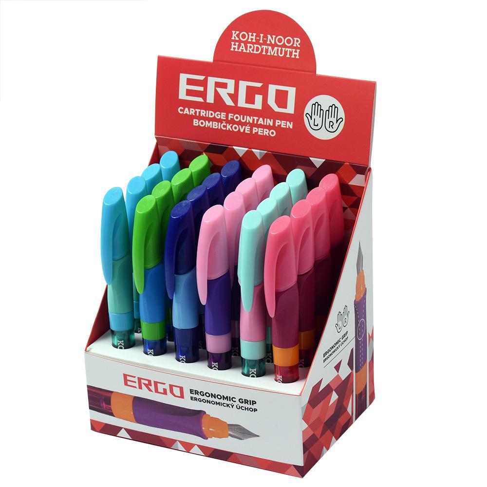koh-i-noor koh-i-noor penna stilografica scolastica ergo conf. da 24 pz - foto 2