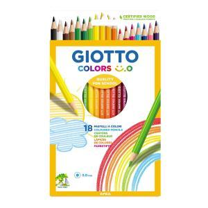 Colors smile astuccio 18 pastelli colorati mina 3 mm conf. 10 astucci