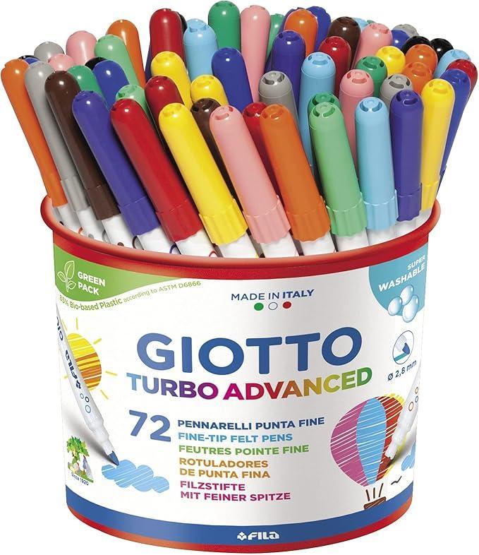 giotto giotto barattolo 72 pennarelli turbo advanced - foto 1