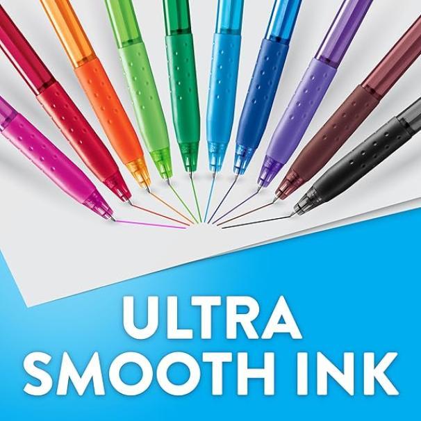 Paper Mate InkJoy 12pz Penna a Sfera a Scatto Blu 300RT Punta M 0,1 mm