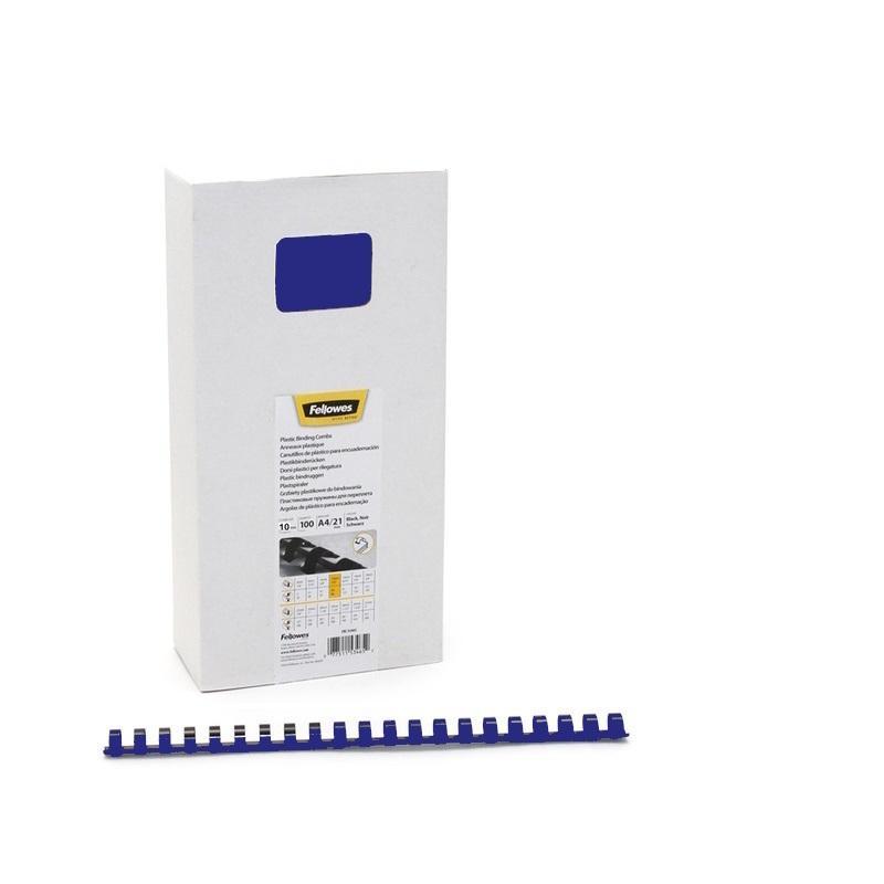 fellowes fellowes 100 pz spirali in plastica per rilegare tonde ø 10 mm blu - foto 1 fellowes fellowes 100 pz spirali in plastica per rilegare tonde ø 10 mm blu - foto 1
