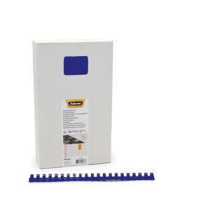 100 pz spirali in plastica per rilegare tonde ø 14 mm blu