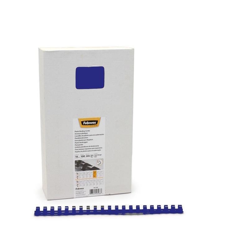 fellowes fellowes 100 pz spirali in plastica per rilegare tonde ø 14 mm blu - foto 1 fellowes fellowes 100 pz spirali in plastica per rilegare tonde ø 14 mm blu - foto 1