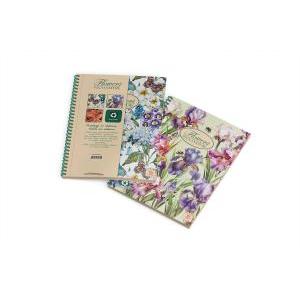 Nature flowers 3pz maxi quaderno spirale rig.t5 a4 4 fori 180gr/mq 120fg col ass