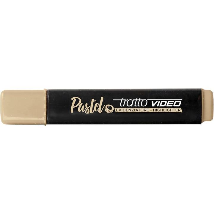 tratto tratto video pastel evidenziatore 12pz beige cocco - foto 2