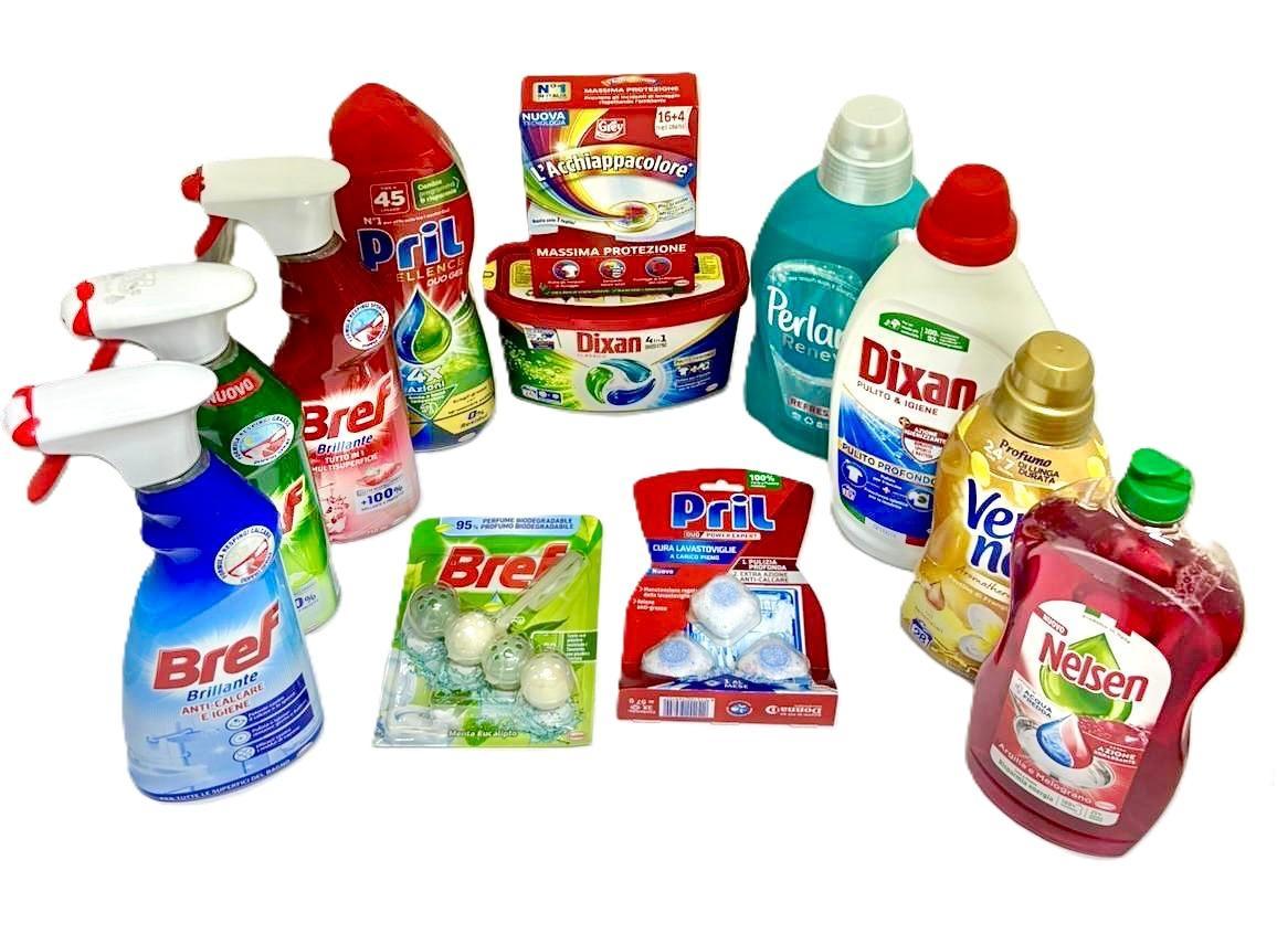 henkel kit detersivi per la casa 12pz profumazioni assortite - foto 2