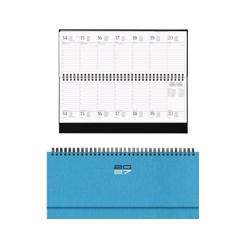 nota bene nota bene planning settimanale caribe 29.8 × 10.5 cm azzurro - foto 1