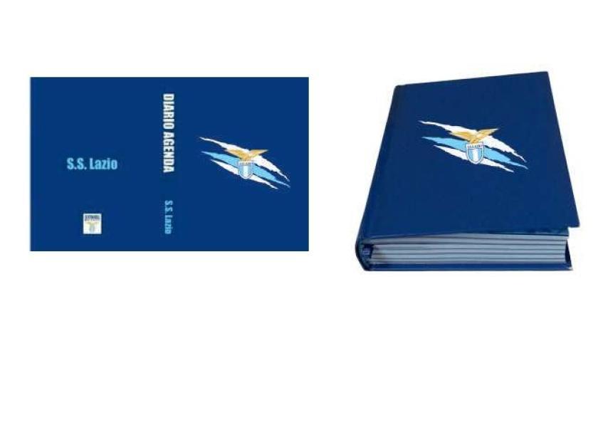 s.s. lazio 1900 copertina ad anelli s.s. lazio ufficiale con 4 anelli diametro 30 mm - foto 1