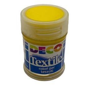 Colore per tessuto stoffa 35ml giallo primario