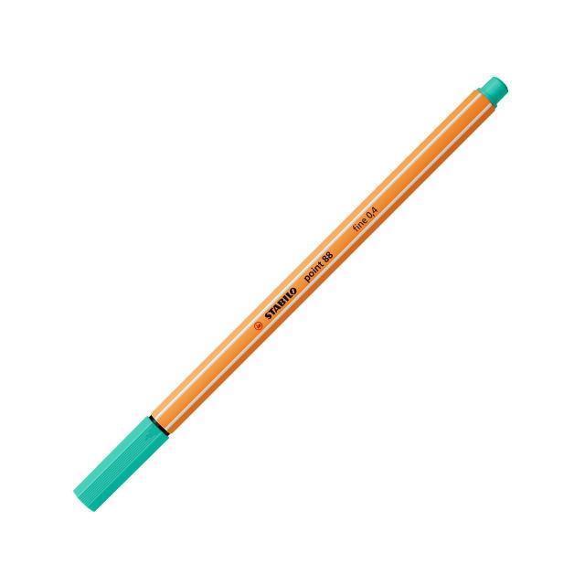 stabilo stabilo point 88 pennarello fineliner con tratto da 0,4 mm colore verde ghiaccio n° 13 - foto 1 stabilo stabilo point 88 pennarello fineliner con tratto da 0,4 mm colore verde ghiaccio n° 13 - foto 1