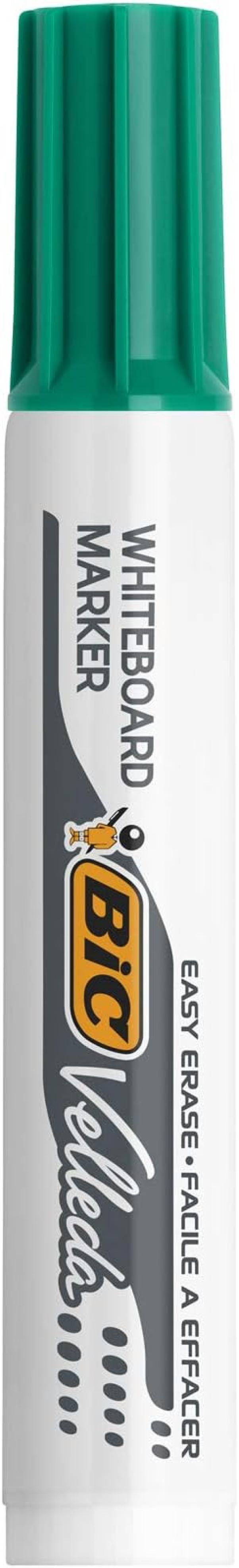 bic bic pennarello marcatore velleda 1791 punta a scalpello tratto da 3,3 a 4,6 mm colore verde - foto 1 bic bic pennarello marcatore velleda 1791 punta a scalpello tratto da 3,3 a 4,6 mm colore verde - foto 1