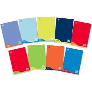 Maxi quaderno a4 one color didattico per disgrafia linea blu quadretti 5 mm