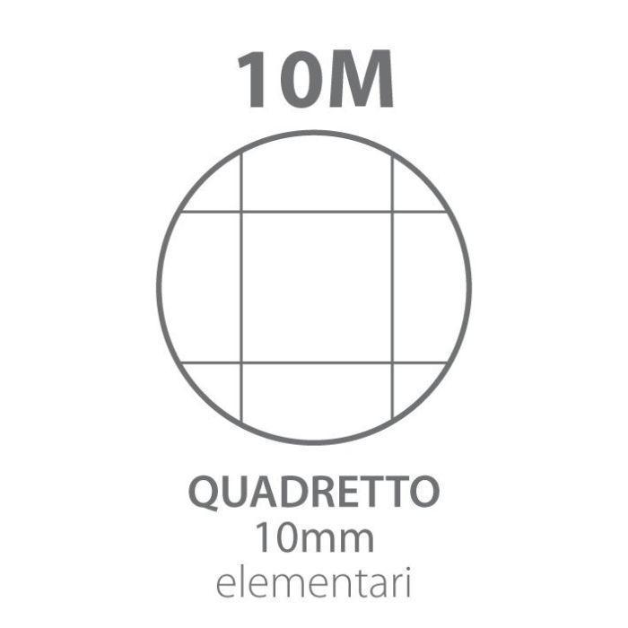 monocromo maxi quaderno monocromo a4 quadretti 10 mm (1 cm) senza margini - foto 2