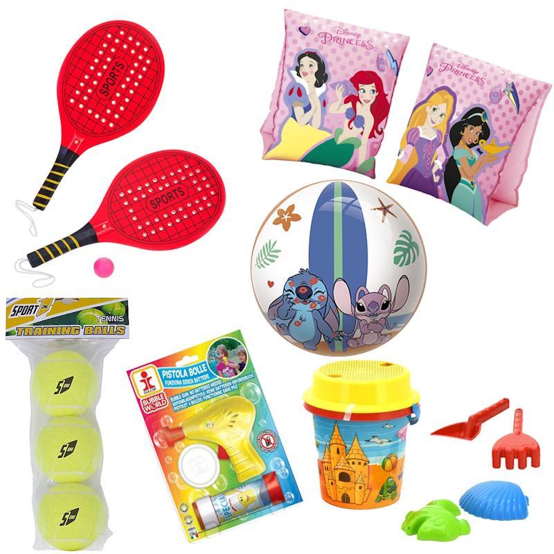 penna e matita kit divertimento estate bambina – mare, spiaggia e gioco all’aperto 6 pz. - foto 1
