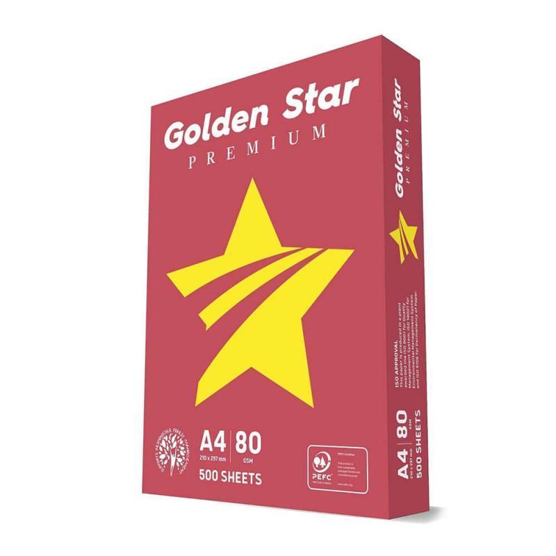 golden star golden star red carta per fotocopie a4 80 gr/mq – risma da 500 fogli - foto 1