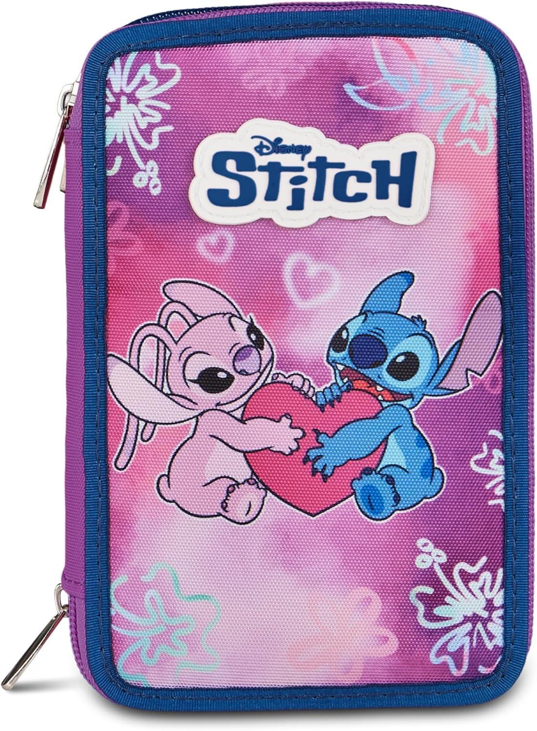 seven seven astuccio 3 zip lilo & stitch - foto 1