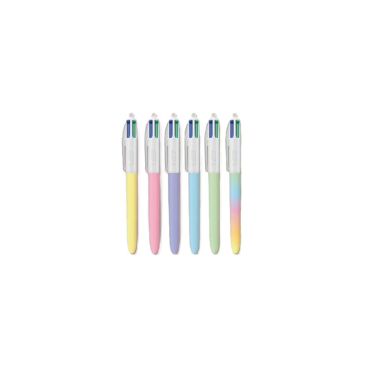 bic bic 4 colours shine soft pastel penna 4 colori conf. 16 pezzi - foto 1 bic bic 4 colours shine soft pastel penna 4 colori conf. 16 pezzi - foto 1