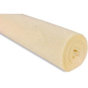 5 pz. carta crespo da 180 gr. 50x250 cm panna 603