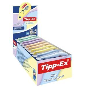 Tipp-ex mini pocket mouse pastel conf. da 10 pz