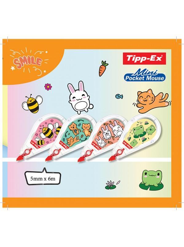 bic tipp-ex mini pocket mouse decori correttore a nastro 5 mm x 6 m 20 pezzi - foto 2 bic tipp-ex mini pocket mouse decori correttore a nastro 5 mm x 6 m 20 pezzi - foto 2