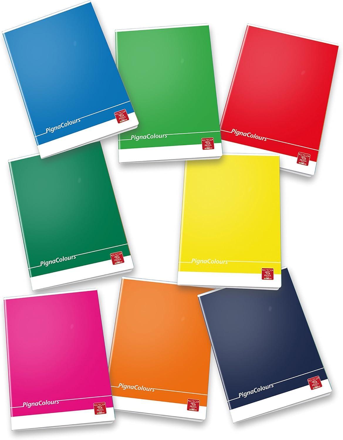 pigna pigna colours maxi quaderno a4 cartonato 128 fogli quadretti 5mm senza margine - foto 1 pigna pigna colours maxi quaderno a4 cartonato 128 fogli quadretti 5mm senza margine - foto 1