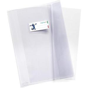 30pz copertina copri maxi quaderno a4 trasparente supercristallo