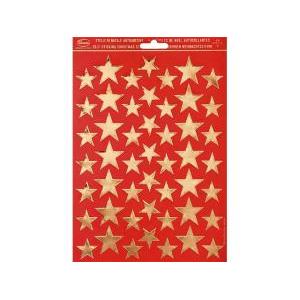 Stelle adesive oro piccole 12 pezzi