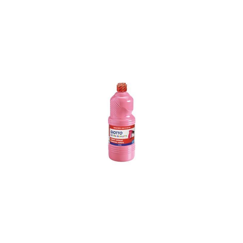 giotto giotto tempera pronta 1000 ml rosa flacone con tappo dosatore - foto 1