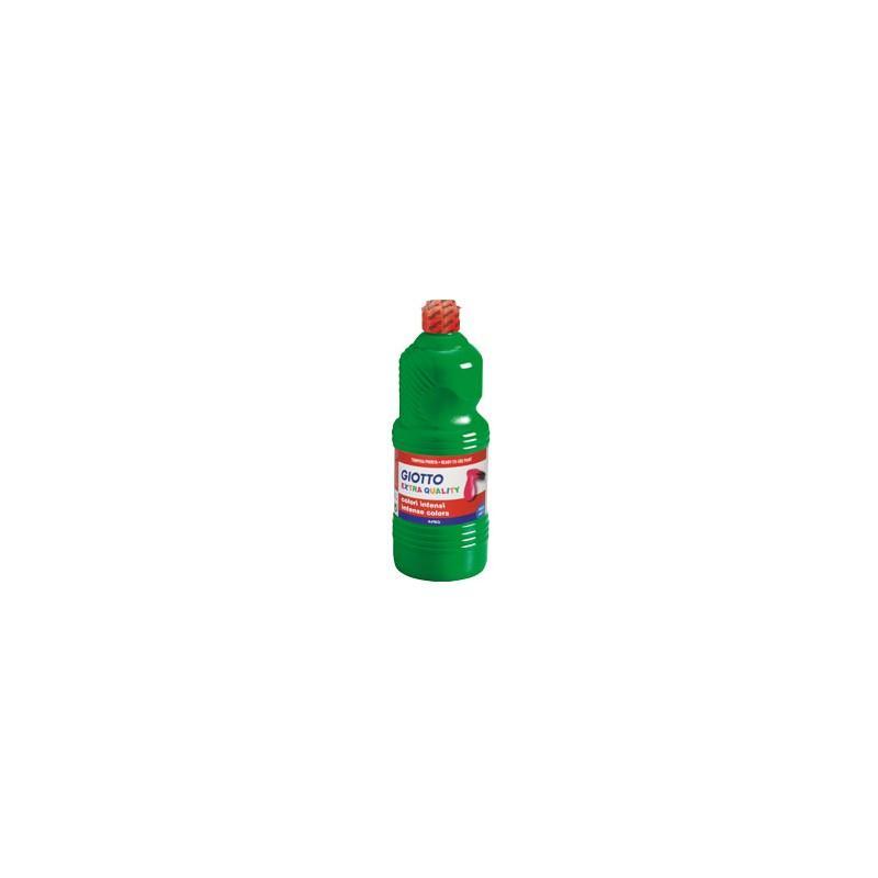giotto giotto tempera pronta 1000 ml verde flacone con tappo dosatore - foto 1