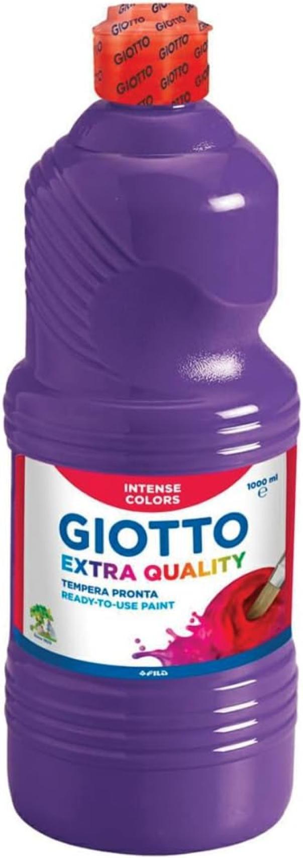 giotto giotto tempera pronta 1000 ml violetto flacone con tappo dosatore - foto 1