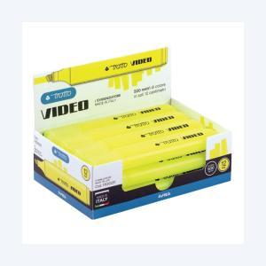 Video evidenziatore giallo confezione da 12 pezzi