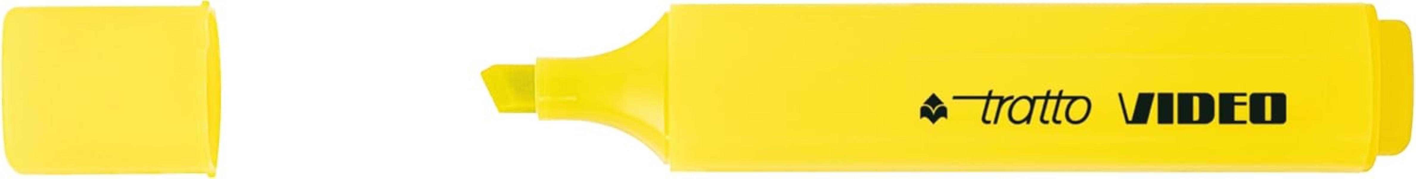 tratto tratto video evidenziatore 12pz giallo - foto 2