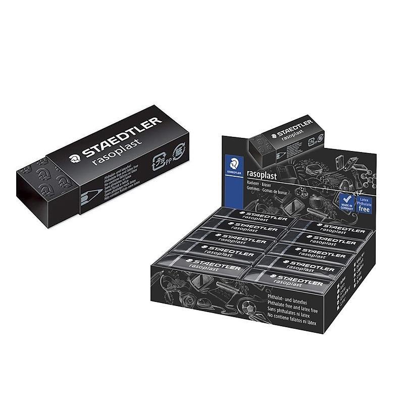 staedtler staedtler gomma rasoplast 526b nera conf. da 20 pezzi - foto 1