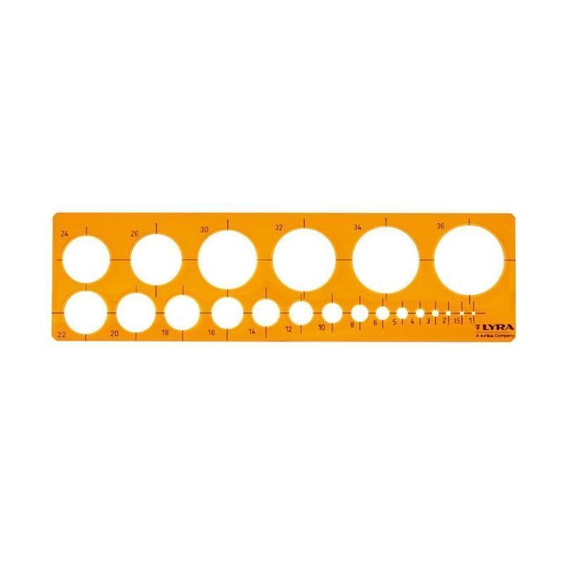 lyra lyra cerchiografo andromeda  cerchi 1-26 mm formato 245x65cm 10pz - foto 1